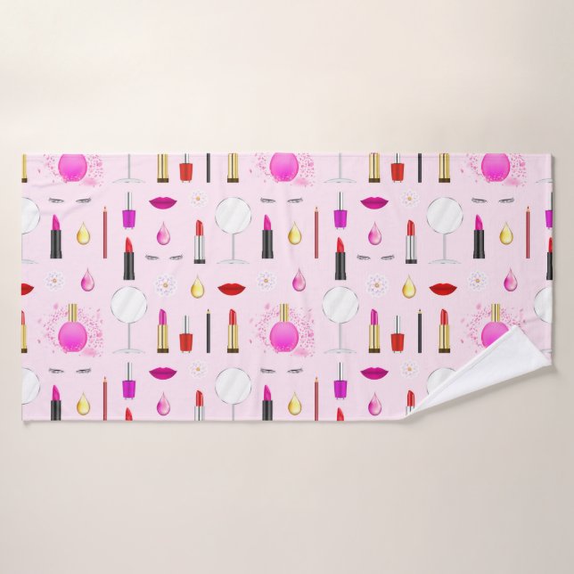 Beauté et maquillage (Serviette de bain)