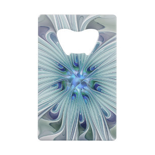 Beauté florale Abstraite moderne Blue Pastel Flowe