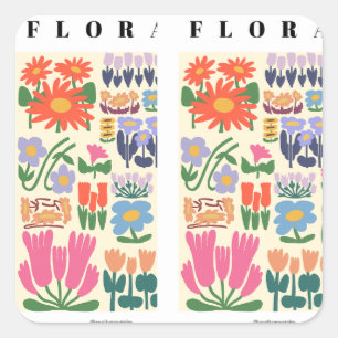 Beauté florissante : Collection de stickers florau