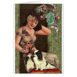 Beauté japonaise tatouée