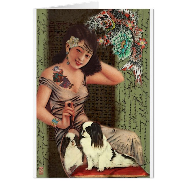 Beauté japonaise tatouée (Devant)