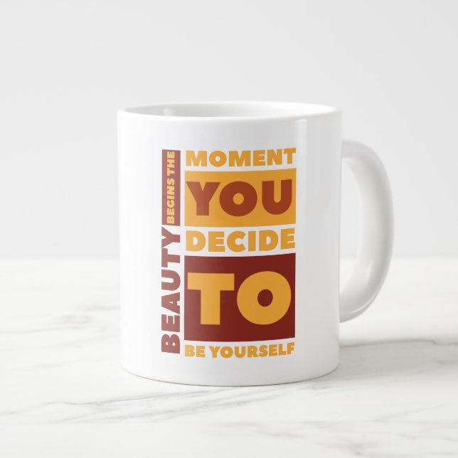 Beauté Jumbo Mug (Devant droit)