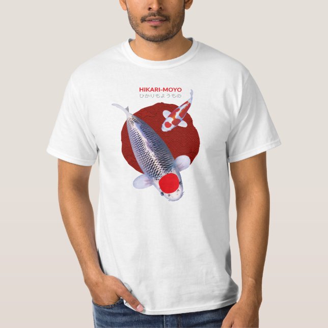 Beauté Kujaku Koi Fish T-Shirt - Élégant (Devant)