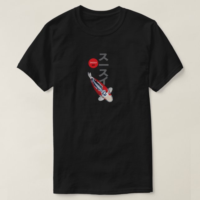 Beauté Shusui Koi Fish T-Shirt - Élégant (Design devant)