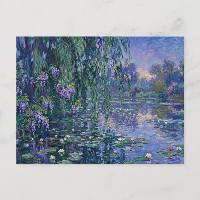 Beauté sur la carte de vacances du lac (Devant)