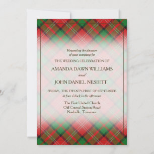 Beauté Tartan Clan Nisbet Plaid Écossais