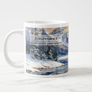 Beauté Tranquille, Banff en Hiver – Grand Mug