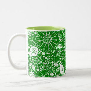 Beautés botaniques Mug café vert