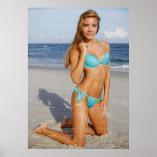 Beautés côtières de Caroline : Affiche de calendri