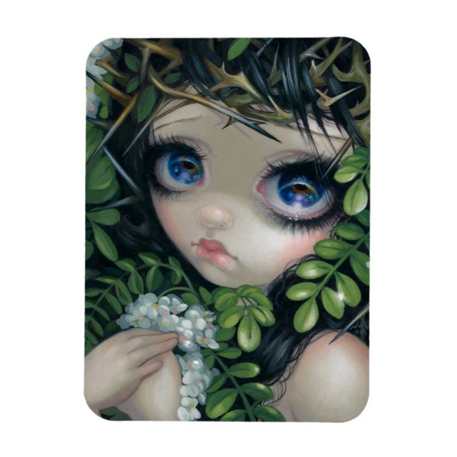 "Beautés douteuses XII : Criquet noir" Flex Magnet (Vertical)