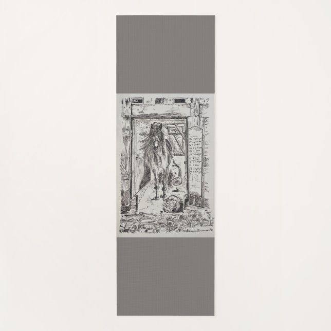 Beautés et la Bête – Tapis de Yoga (Devant)