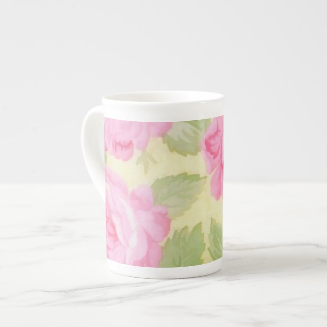 Beautés roses os Chine Mug (Devant gauche)