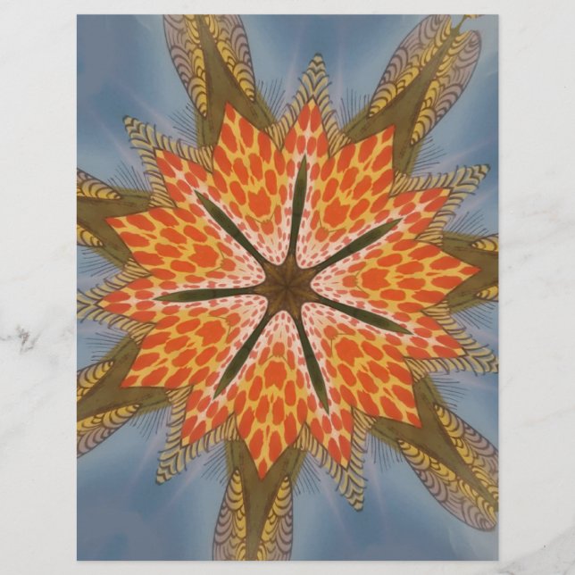 Beautiful amazing feminine african design animal (Devant)