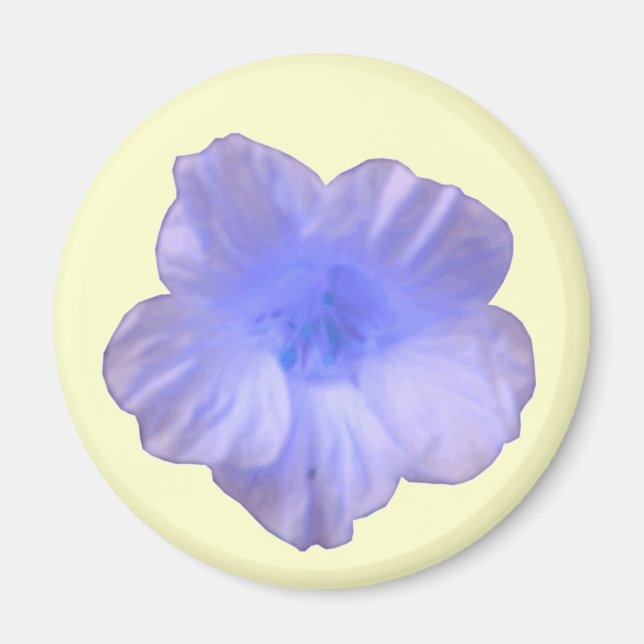 Beautiful Blue Nasturtium Magnet (Devant)