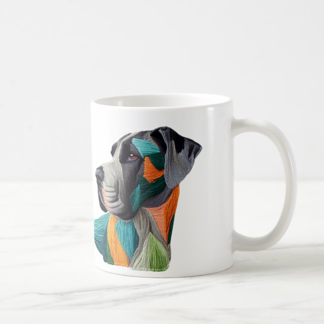 Beautiful detailed unique style Great Dane mug (Droite)