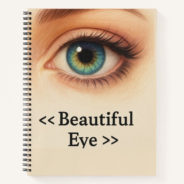 Beautiful Eye - Carnet esthétique pour Creative So (Devant)