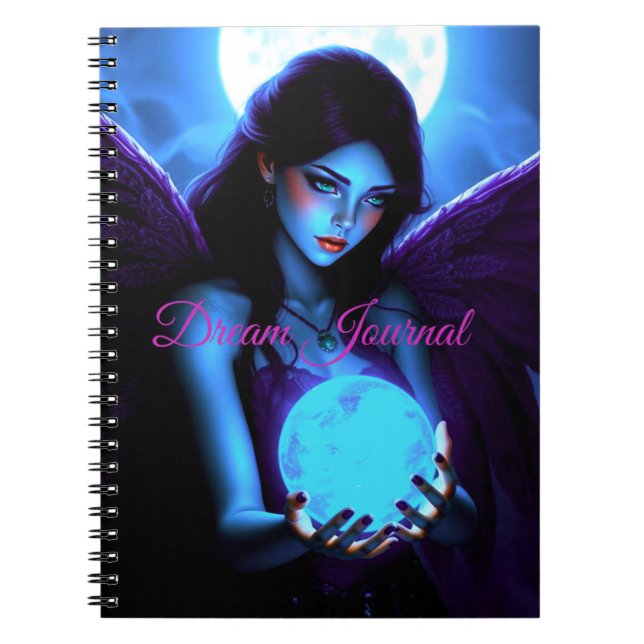 Beautiful Fairy holding Orb Dream Journal (Devant)