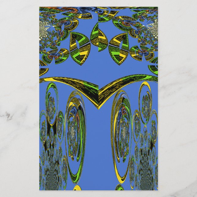 Beautiful Iridescent bluebirds design (Devant)