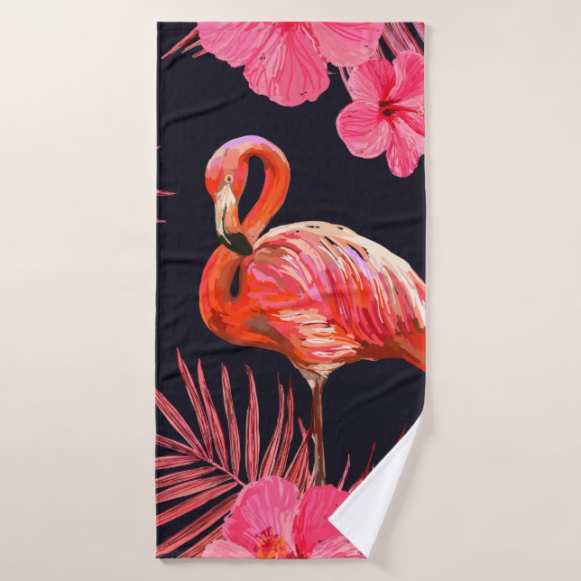 Beautiful seamless floral summer pattern backgroun (Serviette de bain)