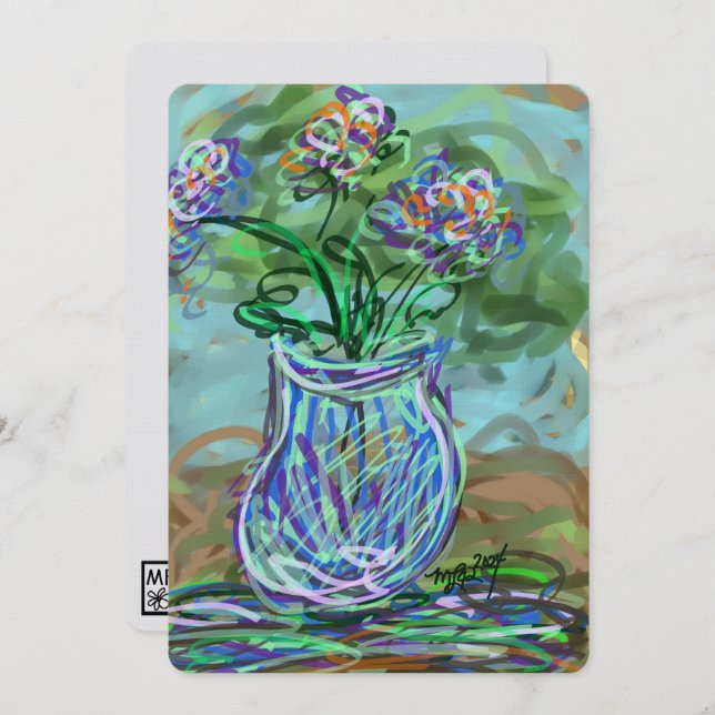 Beaux-arts Bright FloRAL décor dopamine contempora (Devant / Derrière)