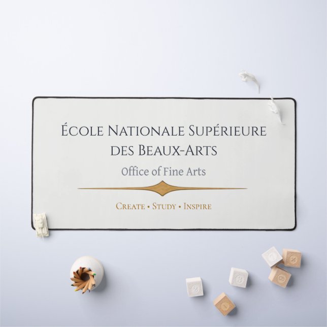 Beaux Arts Desk Mat Fine Arts Office Pad (Tableau pour enfants)