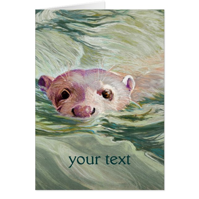 Beaux-arts géants de loutre de rivière (Devant)