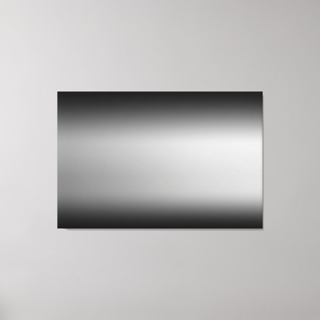 Beaux-arts toile enroulée noir et blanc Horizon (Recto)