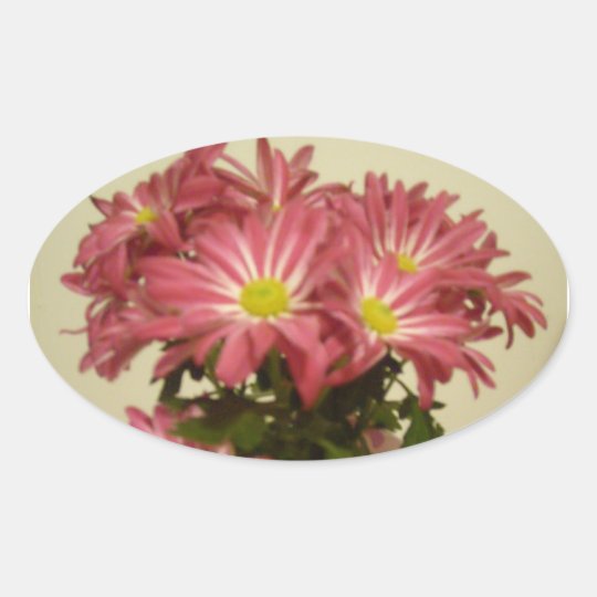 beaux autocollants de fleurs