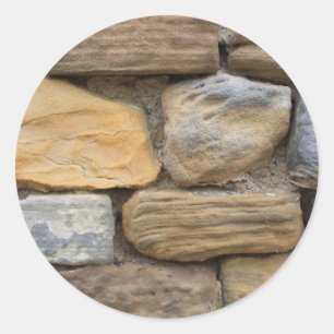 Beaux autocollants de mur en pierre