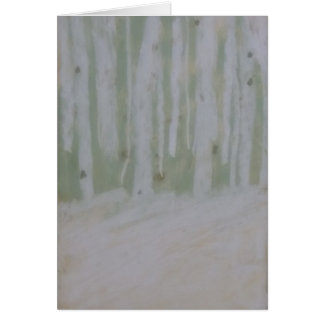 Beaux bouleaux sur le sol de la forêt adoucie par