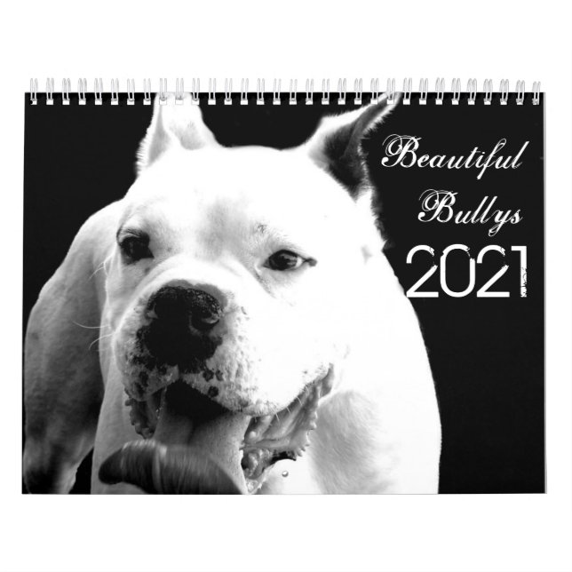 Beaux Bullys Calendrier des Chiens 2021 (Protection)