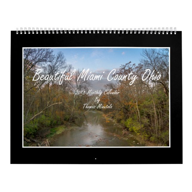 Beaux calendrier mensuel du comté de Miami Ohio (Protection)