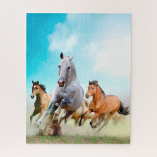 Beaux chevaux de course, Jigsaw Puzzle