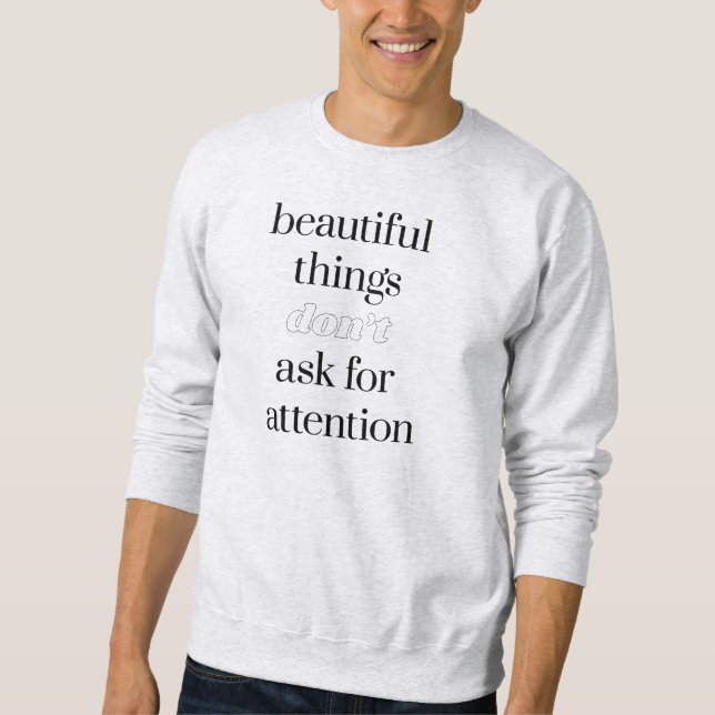 Beaux Choses Sweatshirt Basique pour Hommes (Devant)