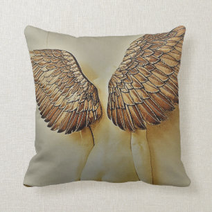 Beaux dos d'ange et coussin d'ailes