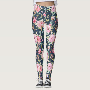 Beaux Leggings Floraux