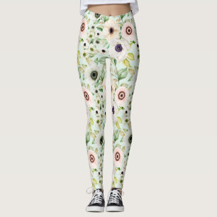Beaux Leggings Floraux