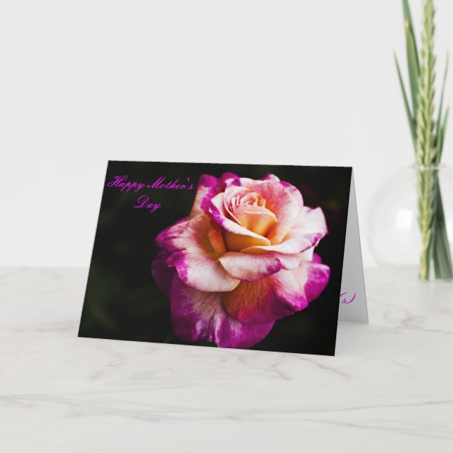 Beaux messages de carte de voeux de fête des mères (Devant)