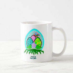 Beaux oeufs de Pâques Café Mug