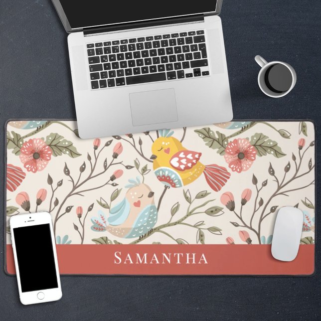 Beaux oiseaux fleuris avec nom (Créateur téléchargé)