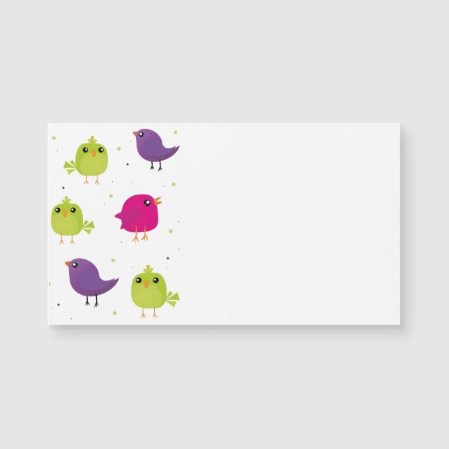 Beaux oiseaux motif (Devant)