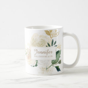 Beaux roses pour aquarelle avec la tasse de