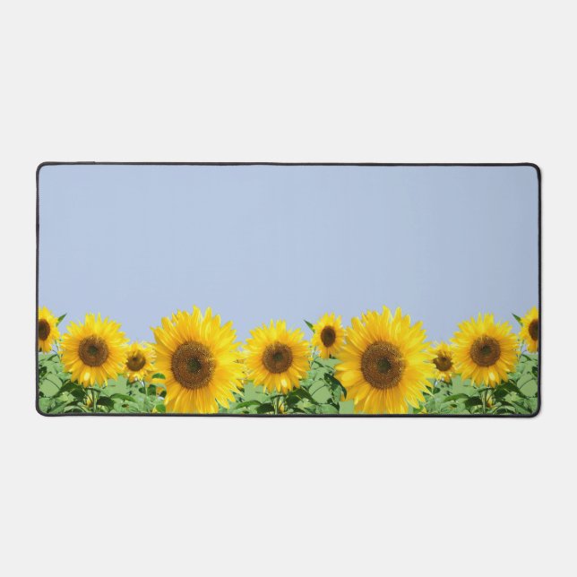 Beaux tournesols sur Sky Blue (Recto)