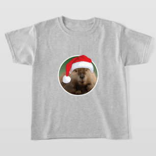 Beaver de Noël - T-shirt de base pour enfants