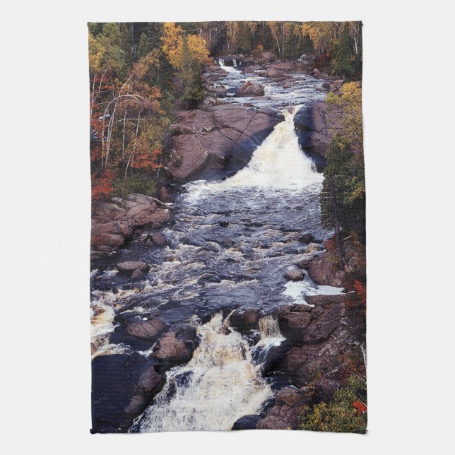Beaver River Falls haute serviette de cuisine (Vertical)