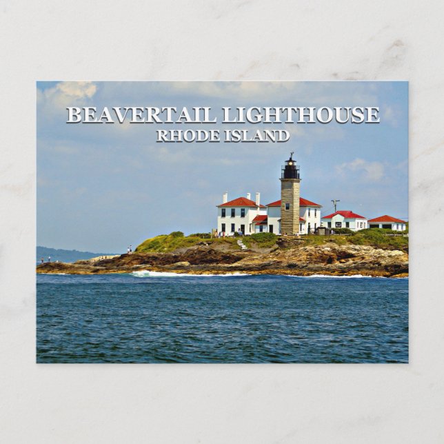 Beavertail Lighthouse, Rhode Island Carte postale (Devant)