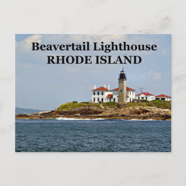 Beavertail Lighthouse, Rhode Island Carte postale (Devant)
