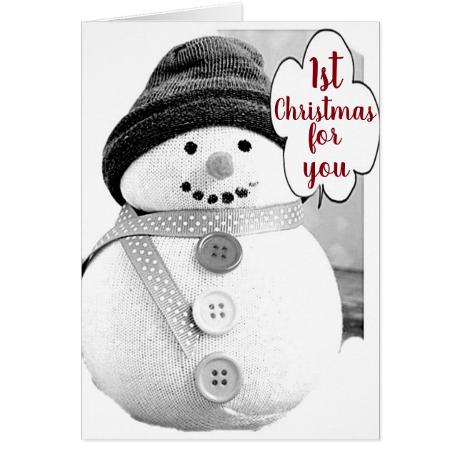 BÉBÉ ***1ER NOËL*** REMPLIS DE BONS SOUHAITS (Devant)