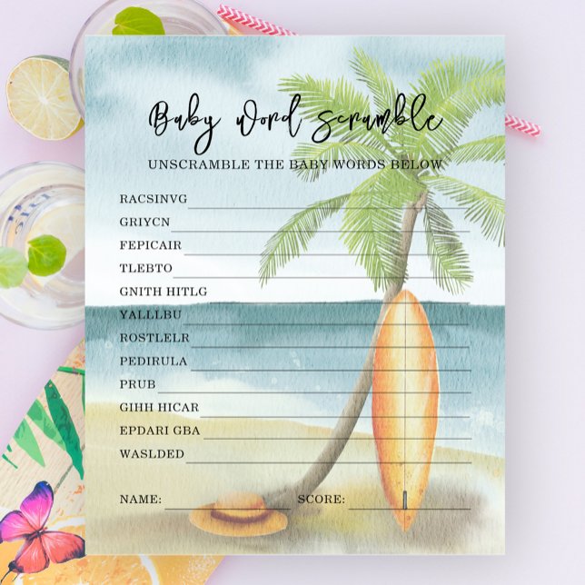 Bébé à bord - Bébé Word Scramble (Créateur téléchargé)