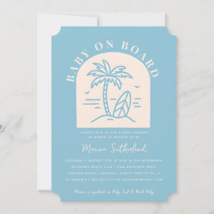 Bébé à bord Invitation Baby shower